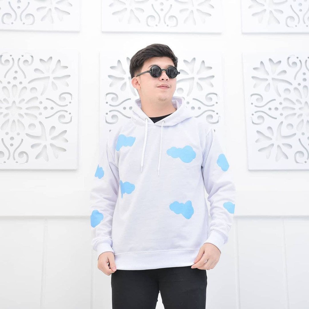 Nara Grosir - Cloud Sky Series l Sweater Polos l Sweater Pria dan Wanita