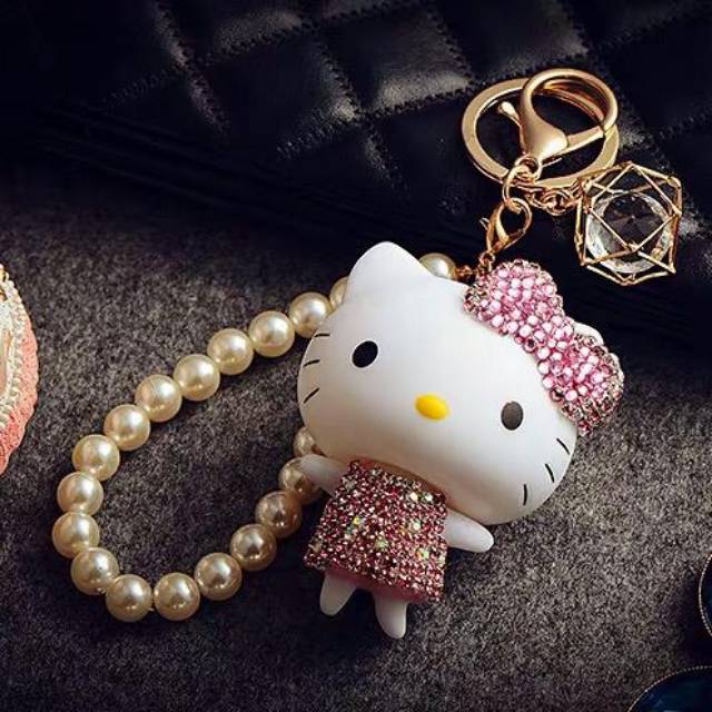 Gantungan kunci karakter kartun lucu / Hello Kitty