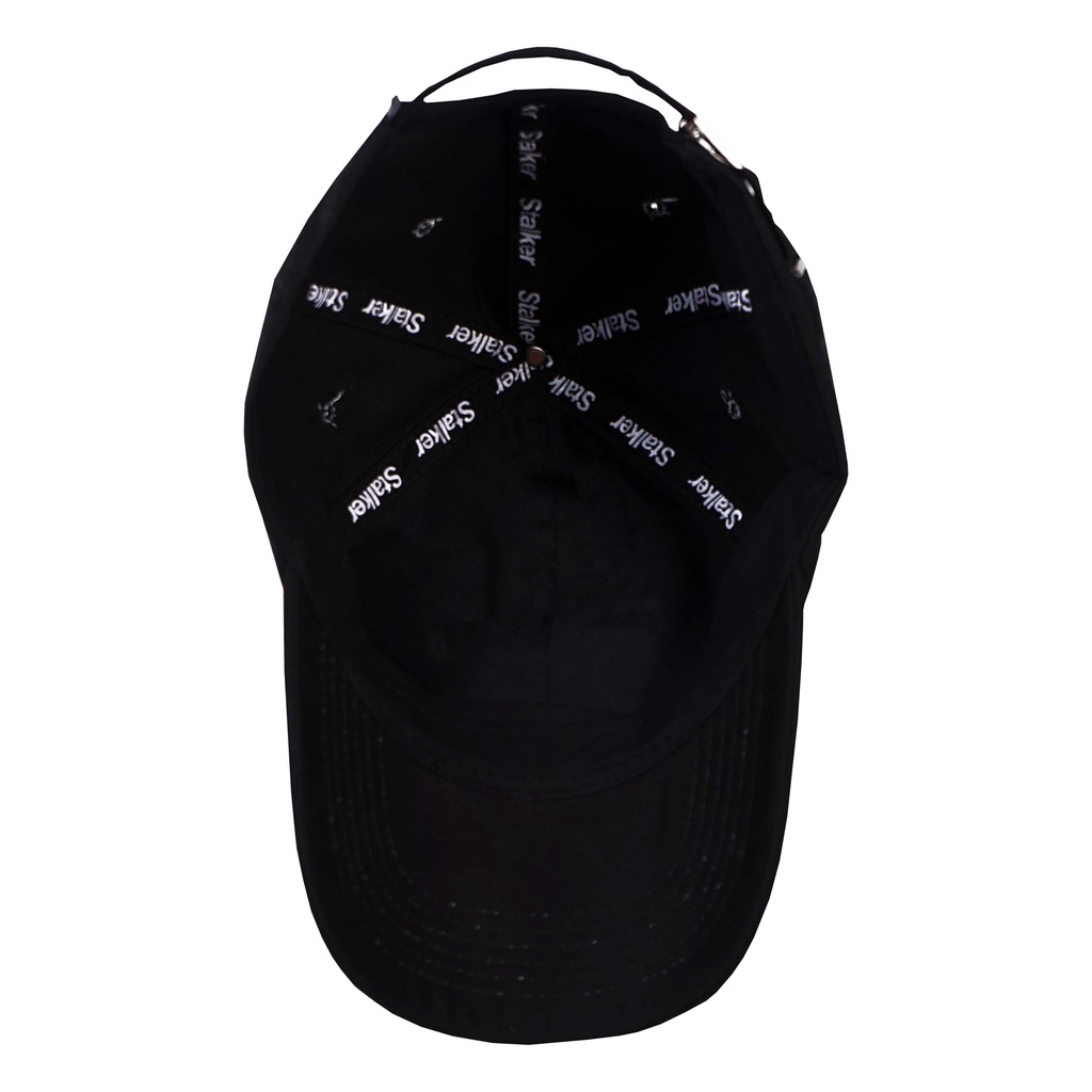 Stalker Black Basic Polo Cap