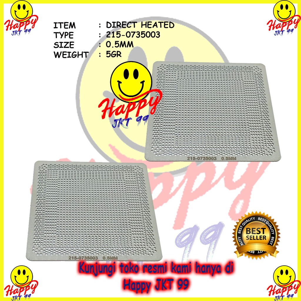 [ HAPPY JKT 99 ] DIRECT HEATED STENCIL 216-0809000 216-0833000 216-0810084 216-0810005