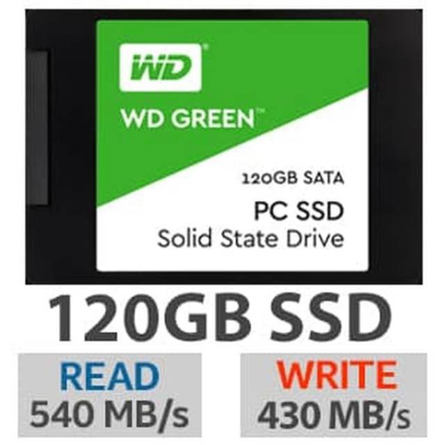 SSD WD 120GB SATA3 WD Green