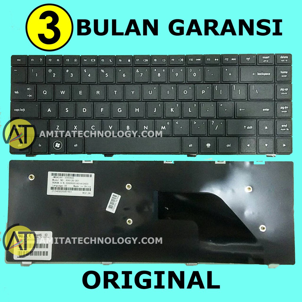 Keyboard Laptop ORIGINAL HP 420 425 Compaq CQ420 CQ320