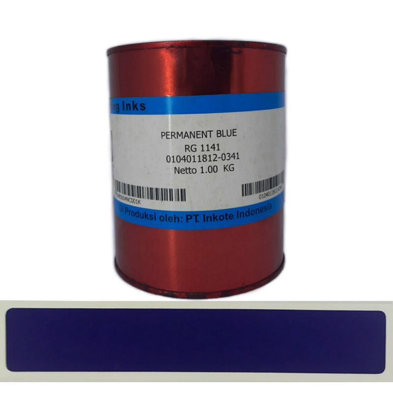 TINTA ROYAL GUARD PERMANENT BLUE RG 1141 TINTA SABLON PVC 1KG