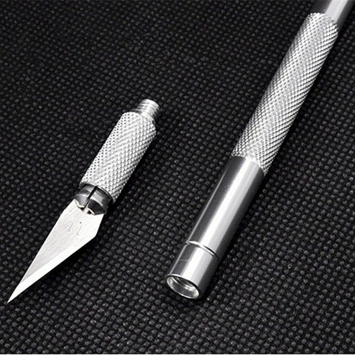 

UKIR-ALAT- KNIFEZER PISAU UKIR SENI HOBBY CRAFTING ART KNIFE METAL HANDLE WITH 4 -ALAT-UKIR.