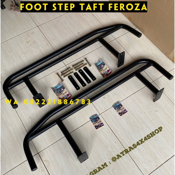 Foot steep push step panjatan kaki jeep offroad TAFT ROCKY FEROZA