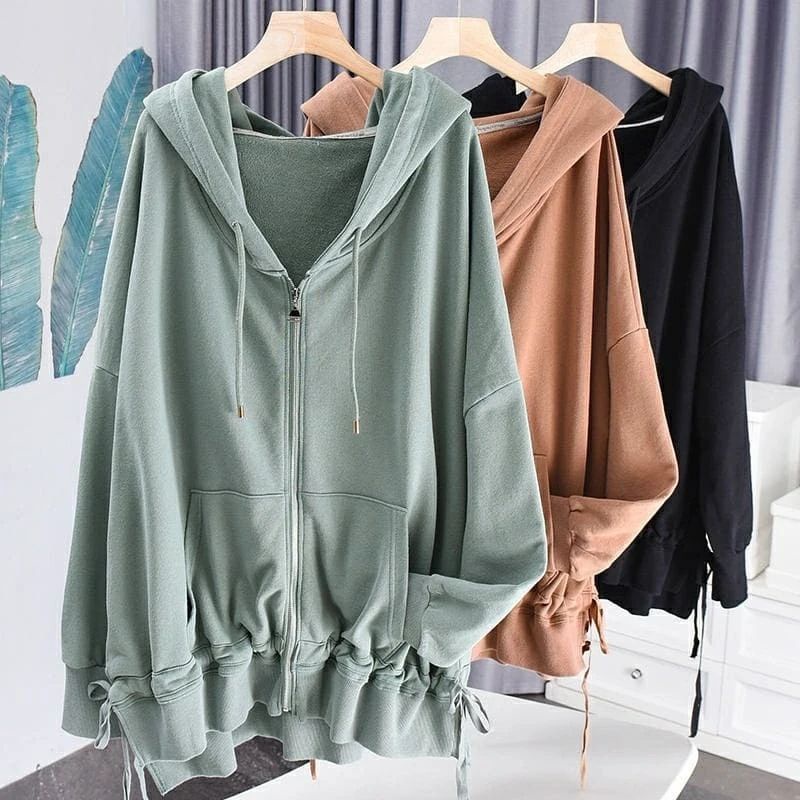 PANAMA HOODIE JAKET - JAKET OVERSIZE - KOREAN STYLE - ATASAN