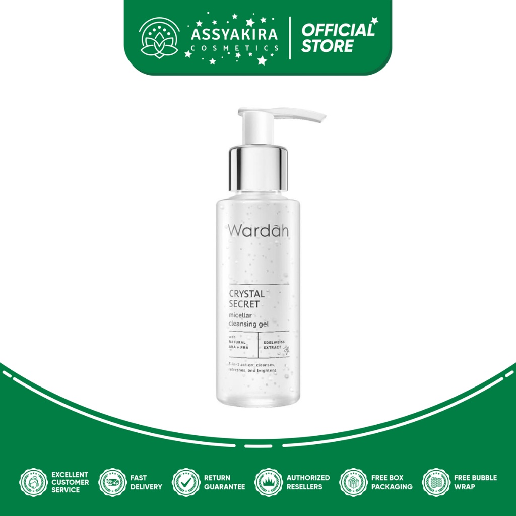 Wardah Crystal Secret Micellar Cleansing Gel 95ml