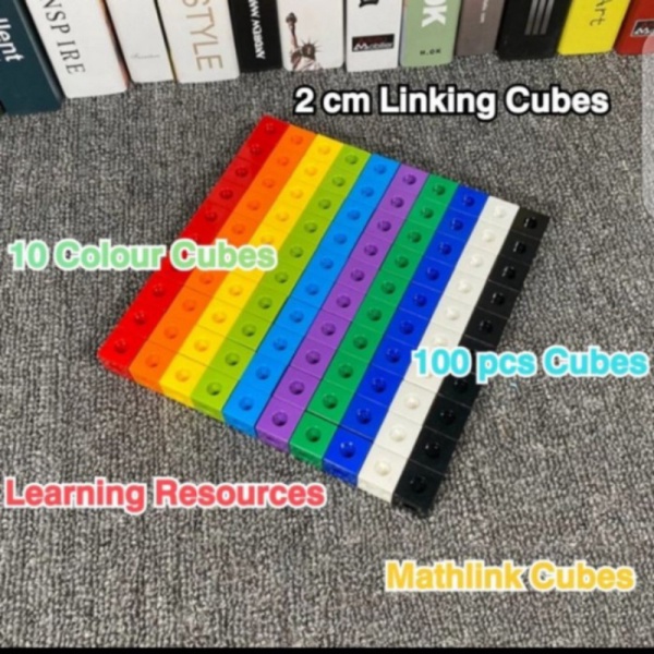 

[READY] Mainan Edukasi Anak Linking Learning Mathlink Cubes Block Cube Berkualitas