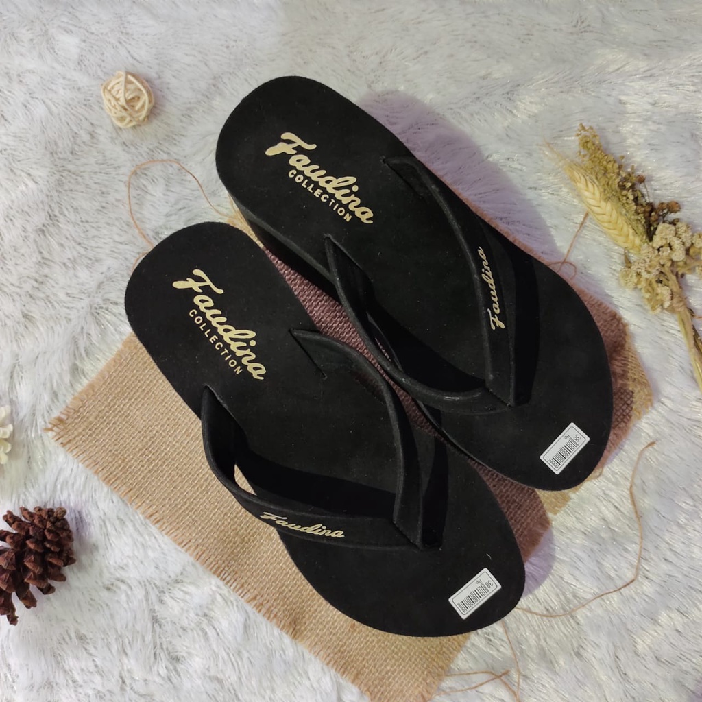 SANDAL WEDGES TINGGI  11cm sandal cewek cantik