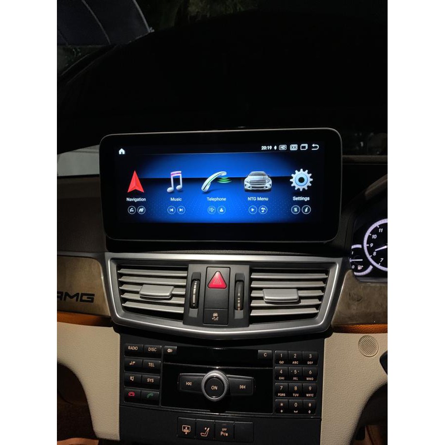 HEAD UNIT ANDROID 10 MERCEDES E CLASS W212 SPEK TERTINGGI CARPLAY