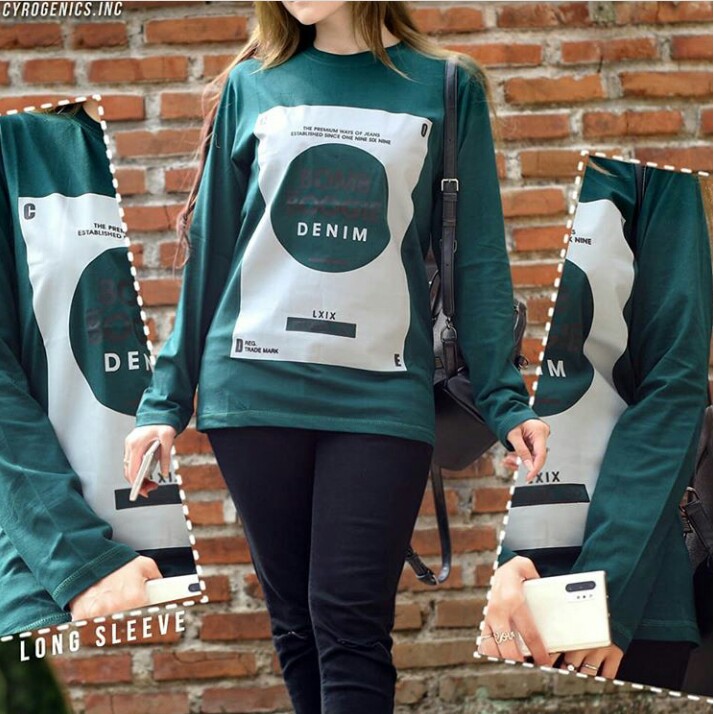 CN_STORE - Fashion Wanita / Kaos Bombboogie Wanita Lengan Panjang Keren Kaos Cewek Murah 19