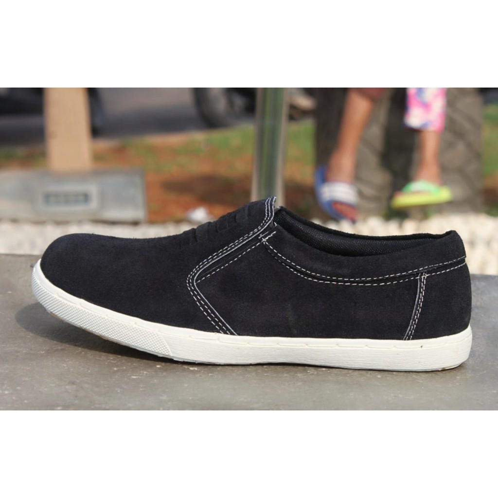 Sepatu Kulit Asli Kasual Pria Slip On Rasheda 017 Sp