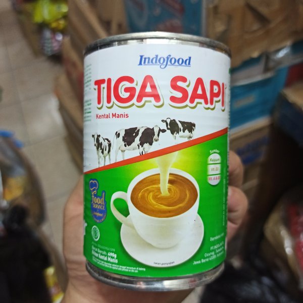 SUSU KENTAL MANIS KALENG TIGA SAPI // SUSU KALENG INDOFOOD