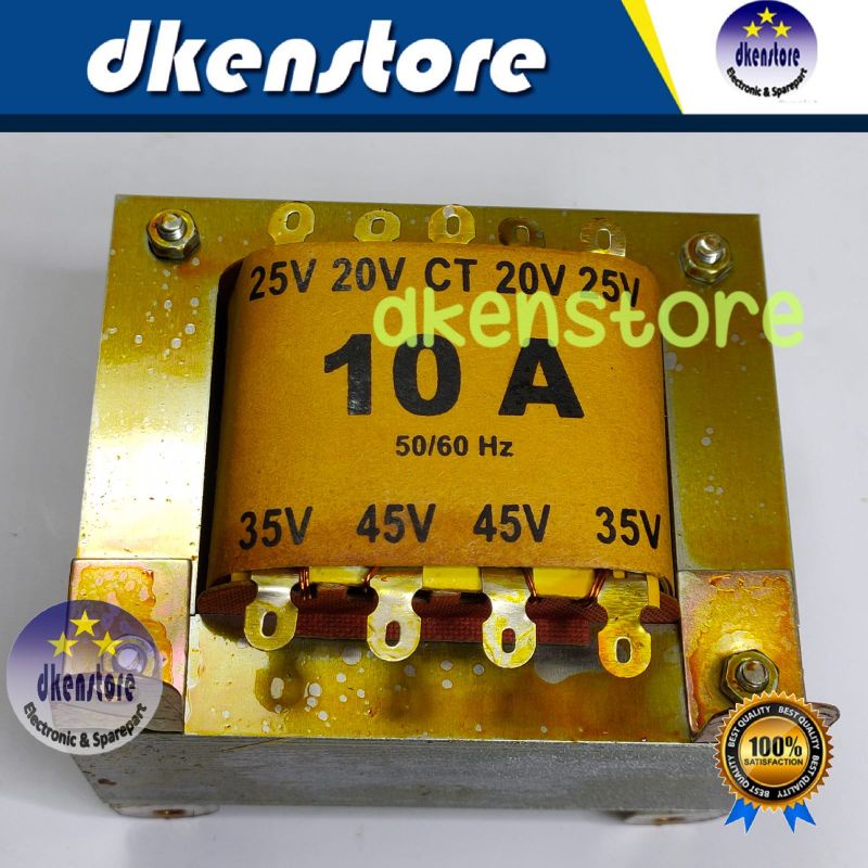 Trafo Realpro 10ACT45 Tembaga murni 10 Ampere CT 45V 10A CT45 volt