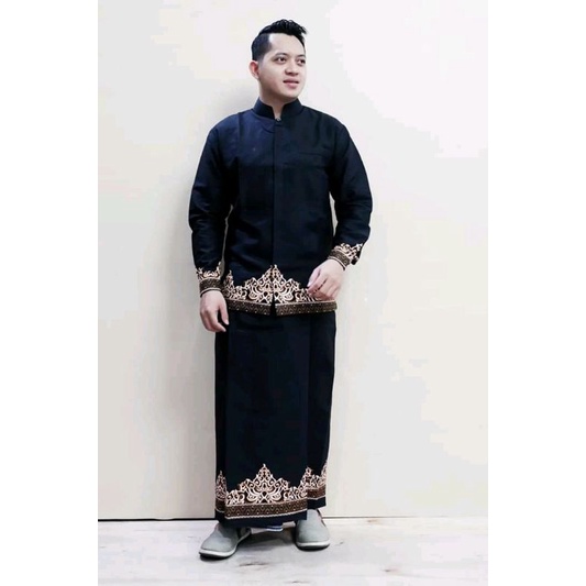 S,M,L,XL,XXL setelan Koko dan sarung | pakaian pria batik | batik pria terbaru