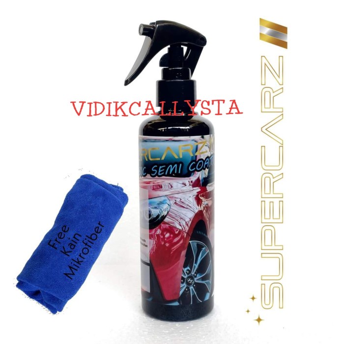 Supercarz nano Coating semi Coating Ceramic praktis perawatan kaca &amp; body mobil motor nano coating