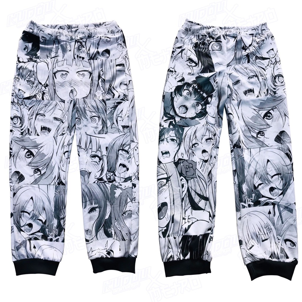 Celana Olahraga Jogger Pants Ahegao Kawaii Hentai Fullprint