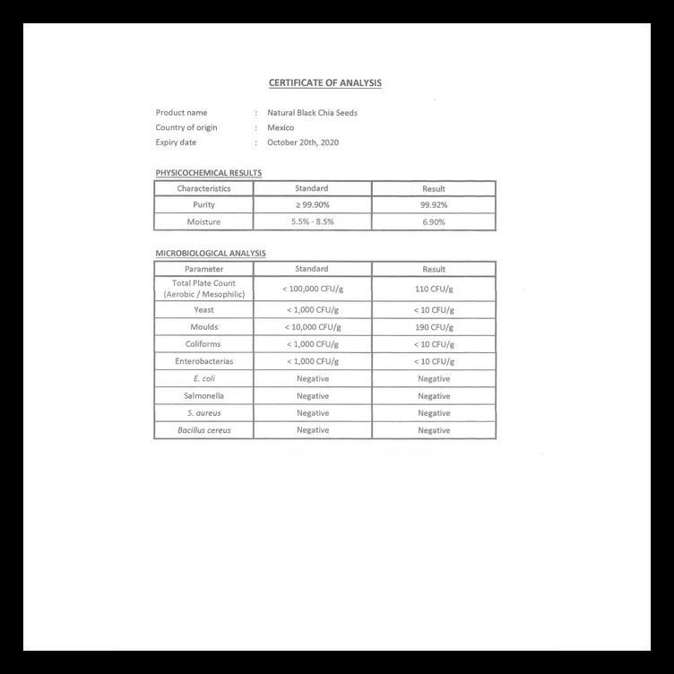 

Black Chia Seed - 250G Bergaransi