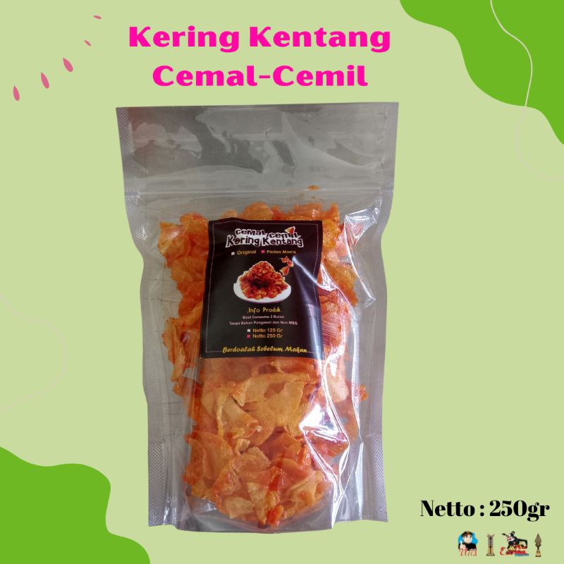 

Kering Kentang Cemal Cemil Pedas Manis