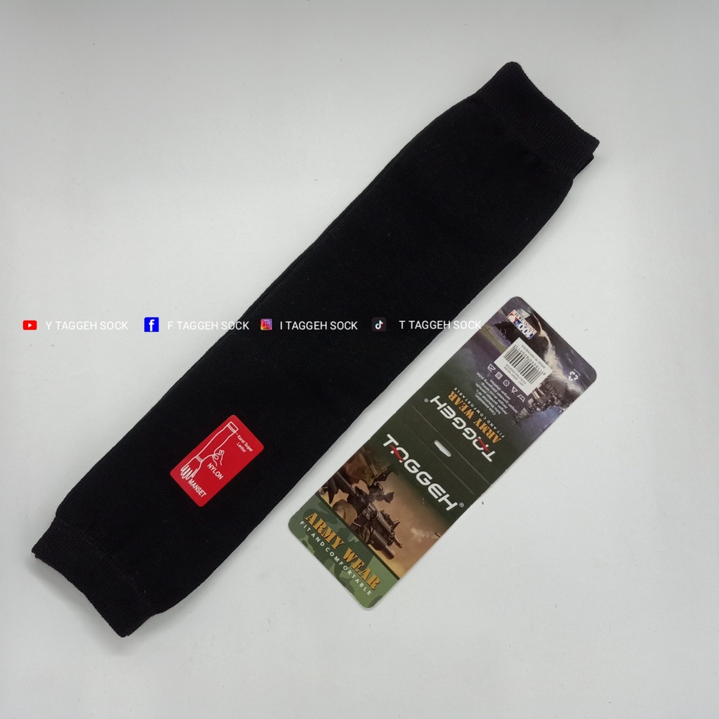 MANSET TANGAN HITAM POLOS PRIA DAN WANITA | HANDSOCK