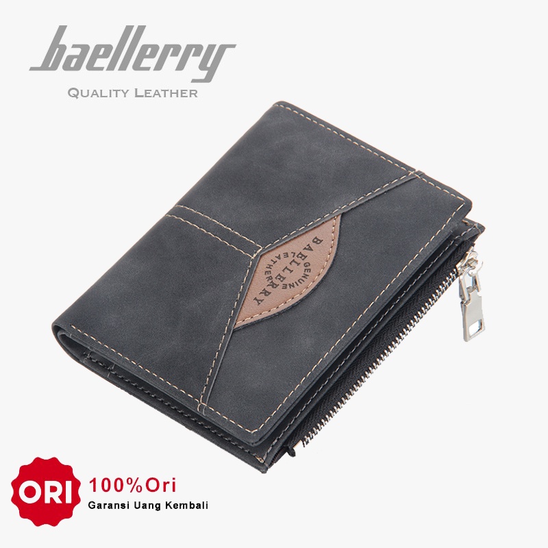 BAELLERRY DR071 Dompet Pria Bahan Kulit PU Leather Premium WATCHKITE WKOS