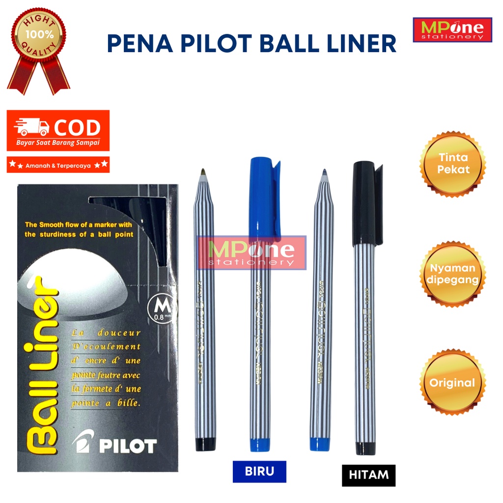 

(1 Pcs) Pulpen Ball Liner / Pulpen Ball Liner Micro / Pena Ball Liner Pilot 0.8mm