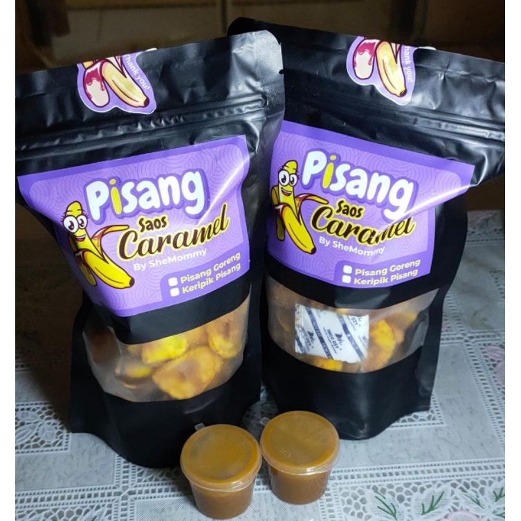 

keripik pisang saos caramel 150gr homemade tanpa bahan pengawet