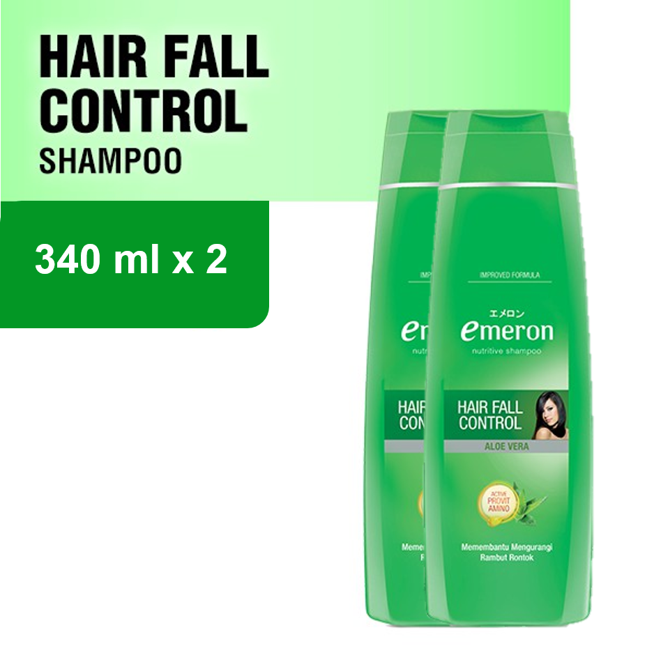 Jual Emeron Shampoo Hair Fall Control Botol 2 X 340 Ml Shopee Indonesia