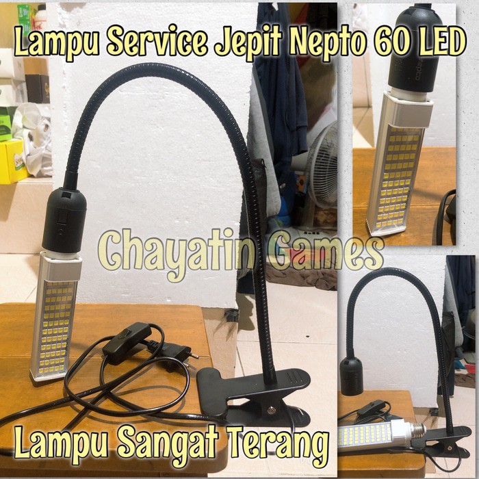 Lampu Flexibel LED Jepit - Lampu Service Flexibel Model Jepit 60 LED