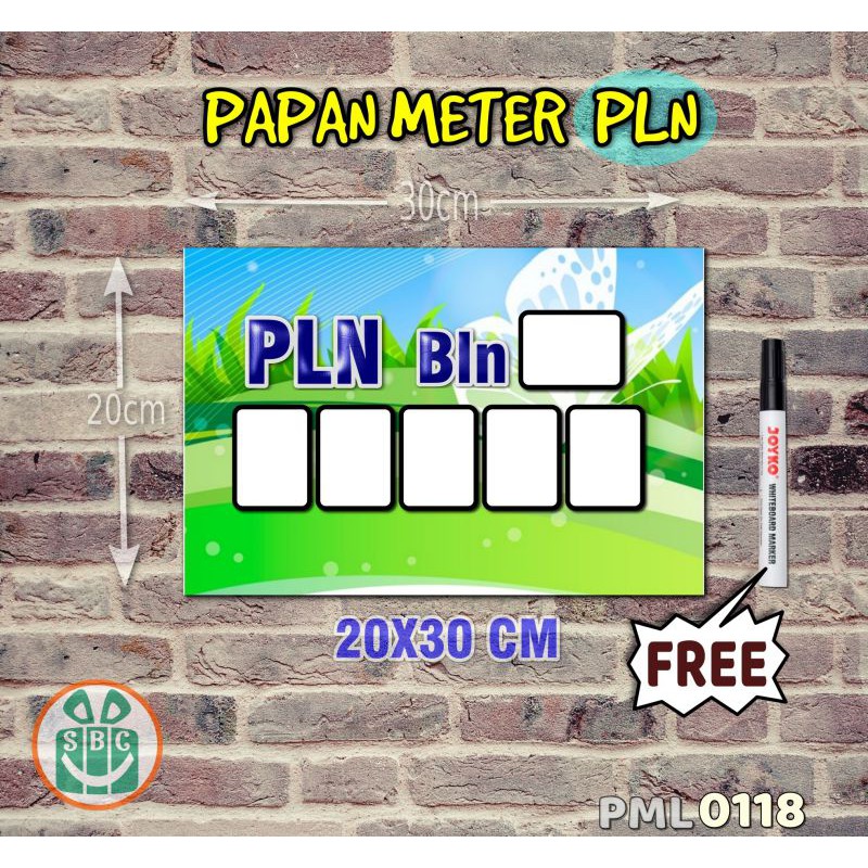 

Stokastik Papan Meter Listrik PLN PAM motif Unik - Floral 18
