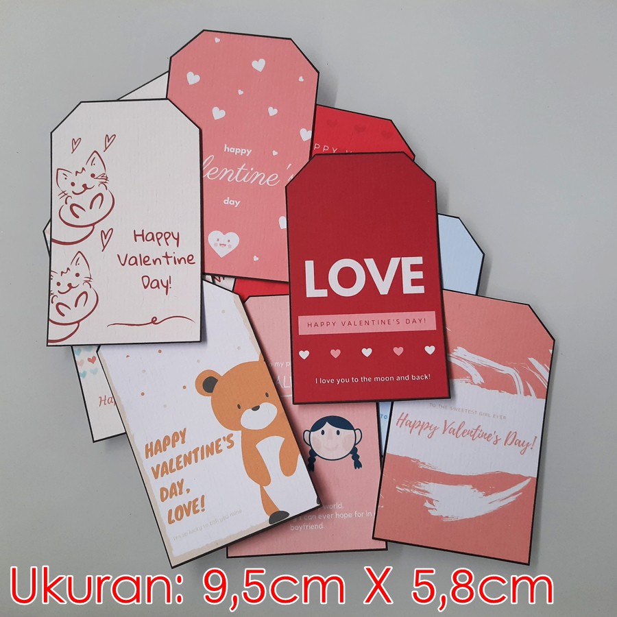 

TAG CHRISTMAS KARTU UCAPAN-GIFT TAG VALENTINE'S DAY - VALENTINE - HARI KASIH SAYANG
