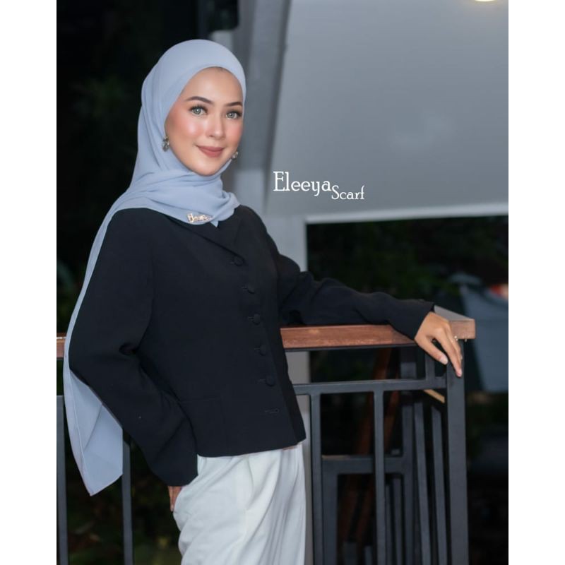 HIJAB PASHMINA POLOS || ELEEYA SCRAF