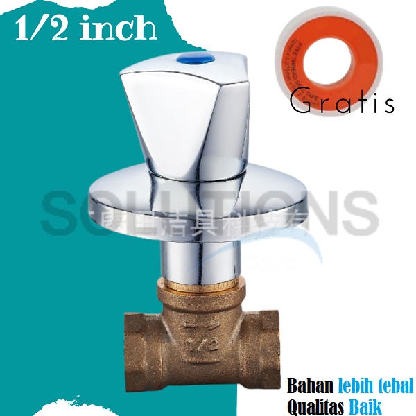 Stop kran shower tanam kuningan /Kran Tanam kuningan - high Quality