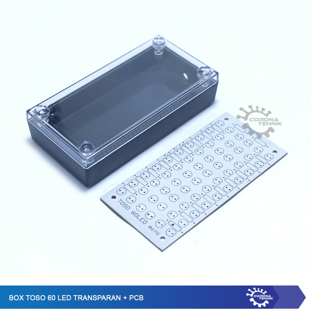 Box Tose 60 Led Transparan - PCB