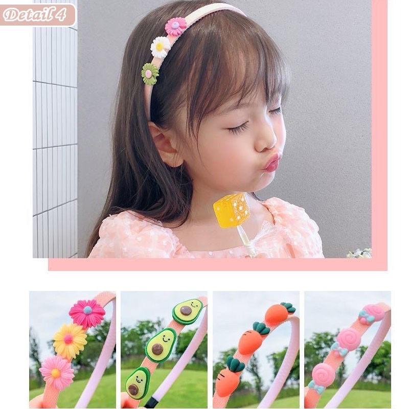 Bando Anak Perempuan Karakter Lucu HeadBand Korea Fashion Bando Aksesoris Rambut Anak Murah