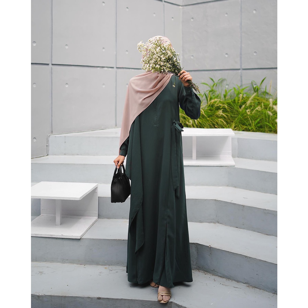 FASHION STYLE GAMIS MECCA TALI BUSUI WANITA DRESS WOLFIS PREMIUM