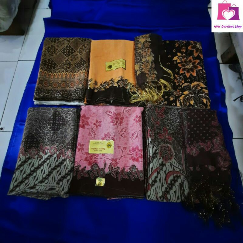 Set kain sarimbit setelan kebaya wanita + selendang & atasan pria