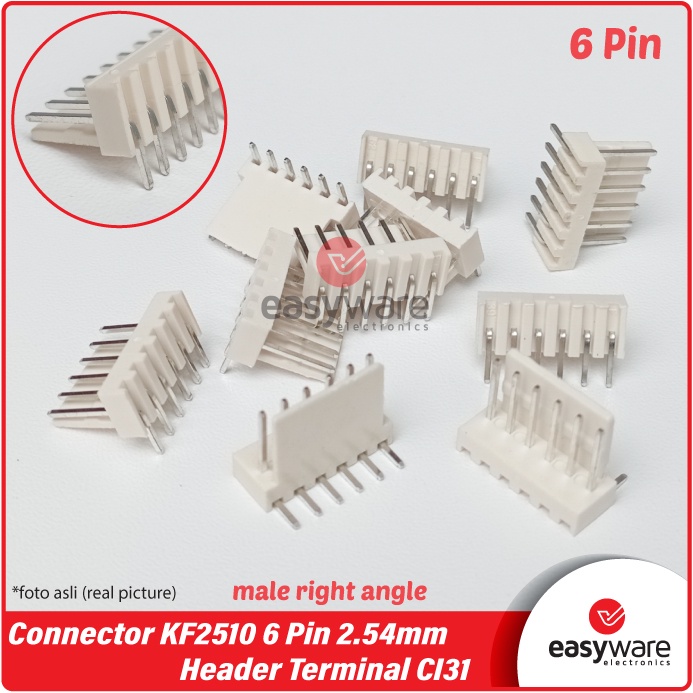 Molex KF2510 6P 6 Pin 6Pin 2.54mm Header Terminal CI31 Connector 2.54mm