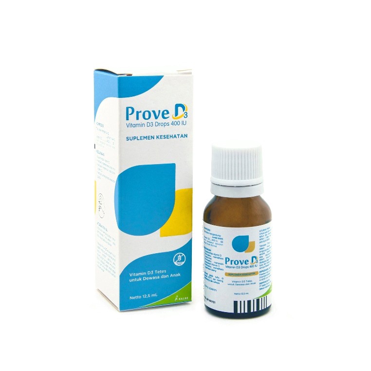 Prove D3 Drop - Vitamin D3 400 IU Tetes 12.5 ml untuk Dewasa dan Anak