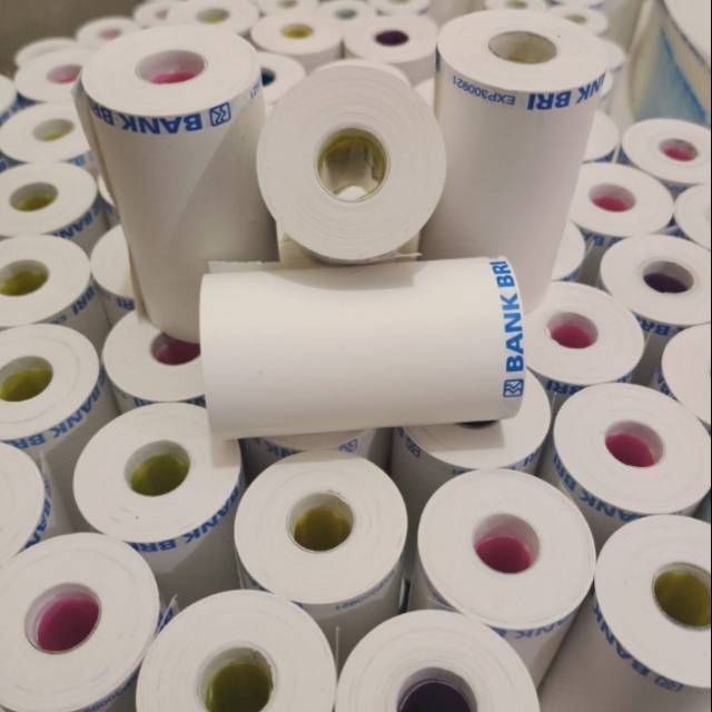 

Kertas kasir thermal bluetooth logo BRI UK 58x30mm