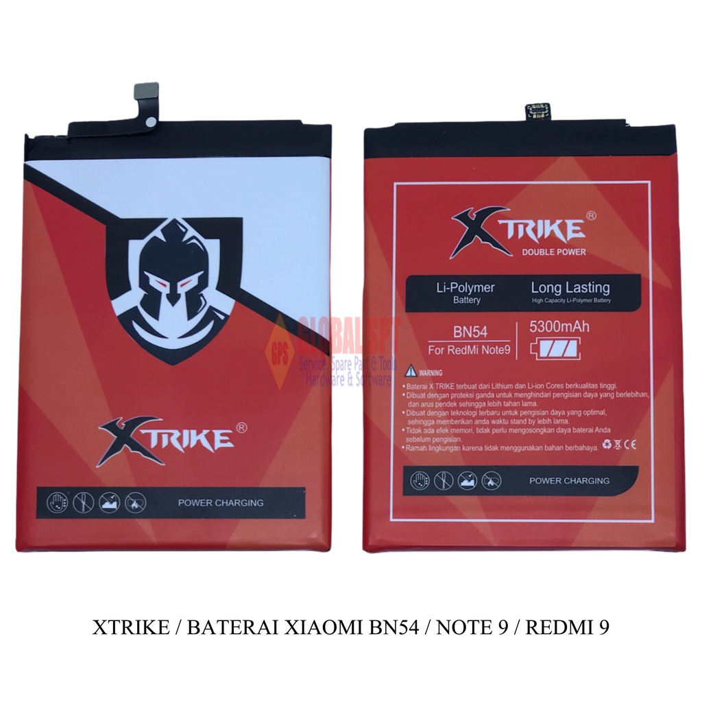 XTRIKE / BATERAI XIAOMI BN54 / BATRE / BATERE XIAOMI NOTE 9 / REDMI 9