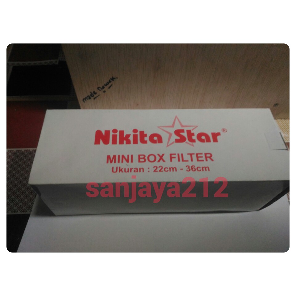 box kotak filter aquarium akuarium kosong mini ukuran kecil