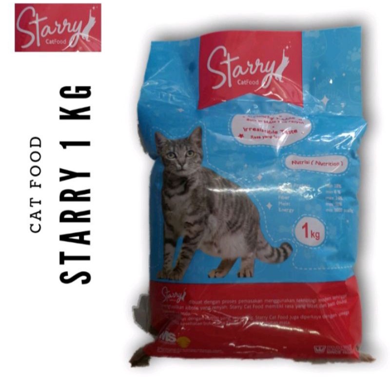 Starry makanan kucing 1kg - cat food All Age