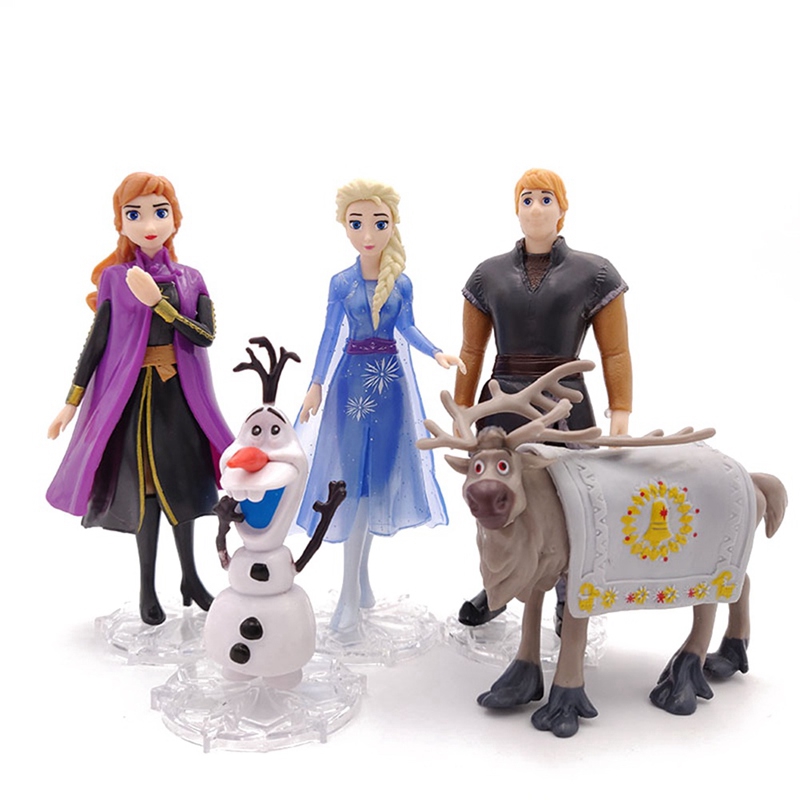 Snow Queen Elsa Anna Action Figures 