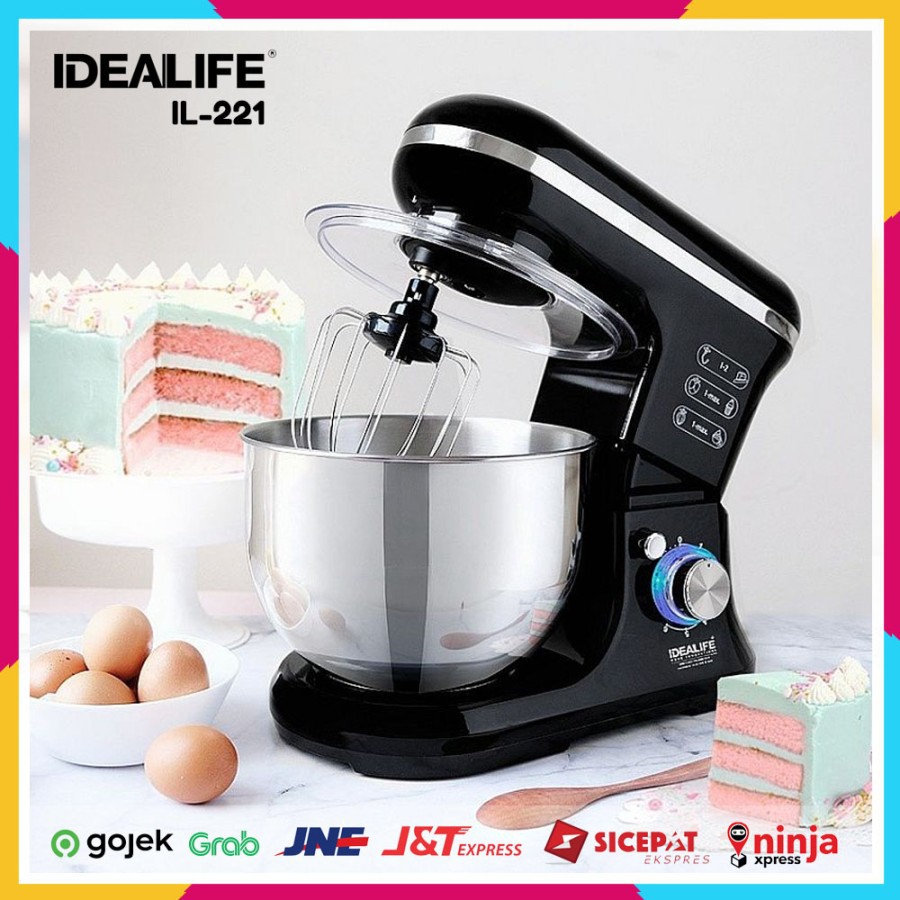 Professional Stand Mixer - Mixer Berdiri Multi Speed IDEALIFE IL-221