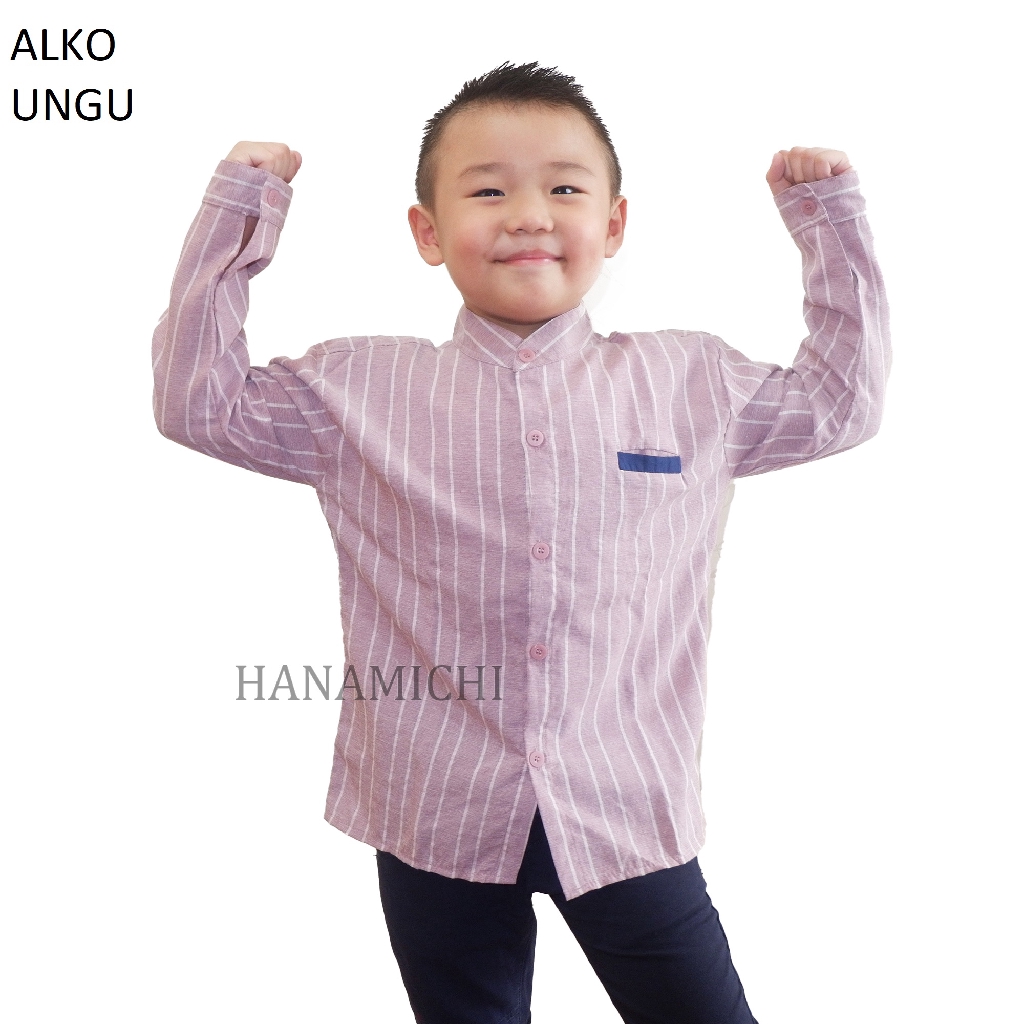 Hanamichi ALKO Baju Kemeja Anak Lengan Panjang