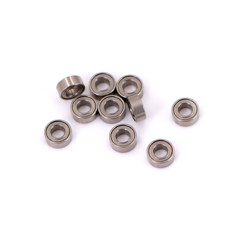 10pcs MR63ZZ Bola Bearing Mini Bahan Baja Ukuran 3x6 X 2.5mm