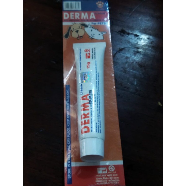 Derma Cream 15gr - Salep Anti Jamur Untuk Hewan