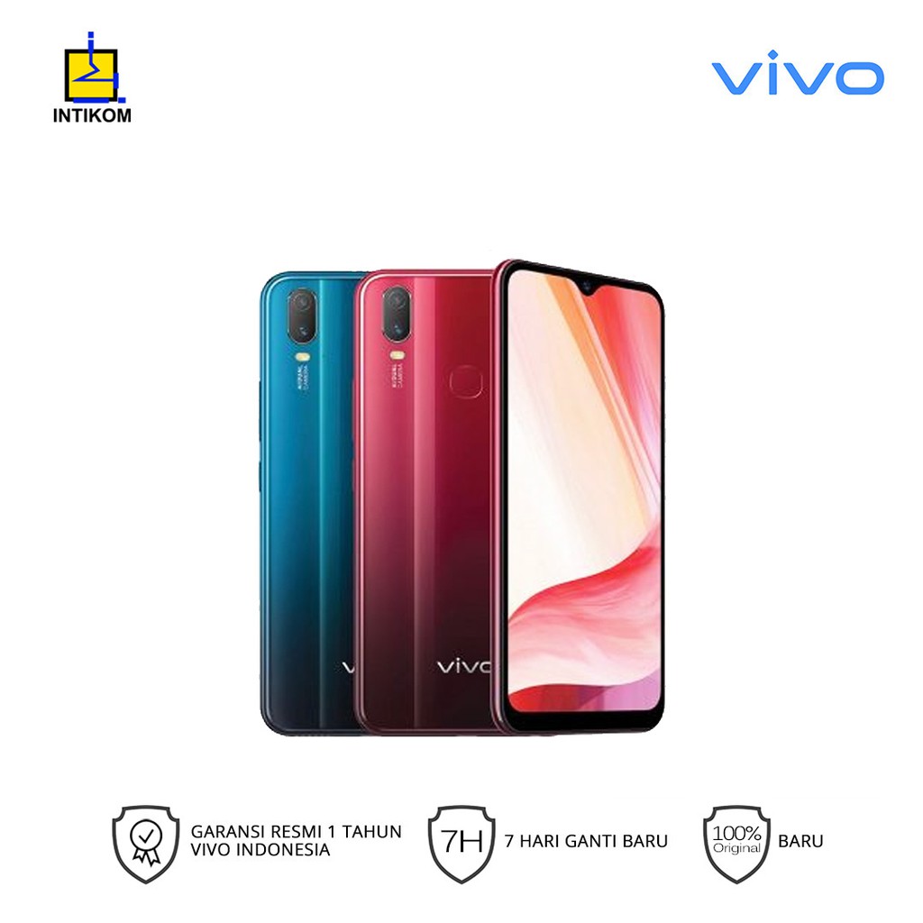 Vivo Y12i 3 32gb Garansi Resmi Vivo Indonesia Shopee Indonesia
