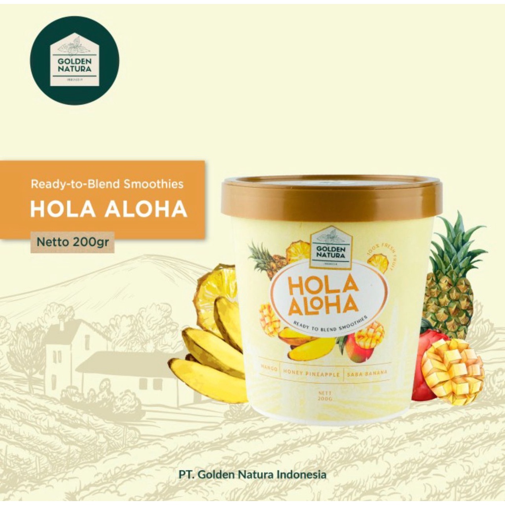 

Golden Natura Ready to Blend Hola Aloha Smoothies-Smoothies Buah Beku